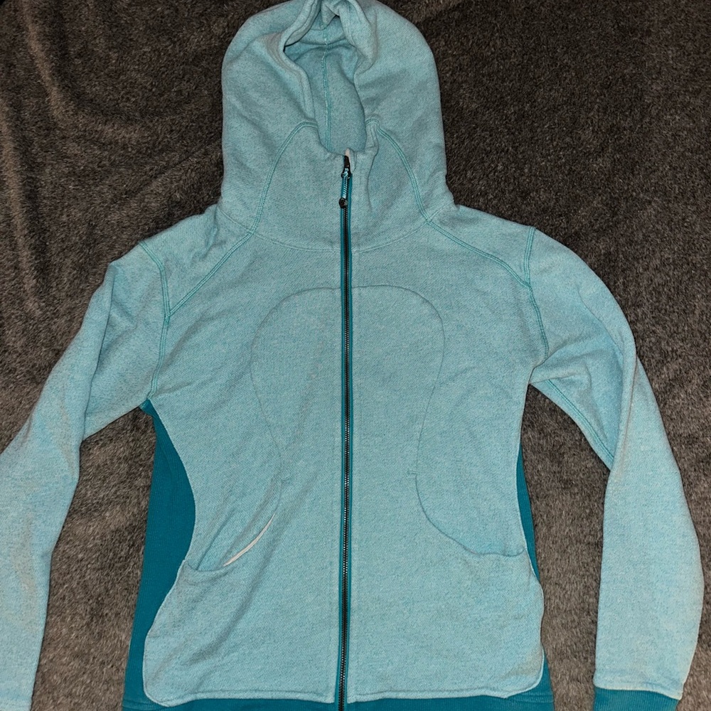 Lululemon Athletica Aqua Blue Hoodie